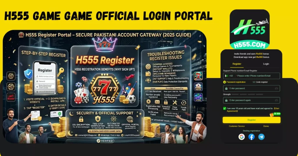 H555 Register Complete Process